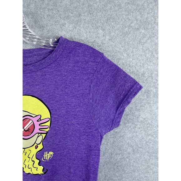 Harry Potter Funko Pop Luna Lovegood Shirt Women's M Purple Short Sleeve Tee - Picture 3 of 7
